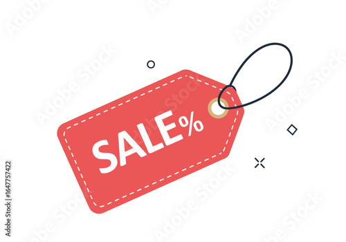 Big sale event announcing discounts and special offers for customers to save money