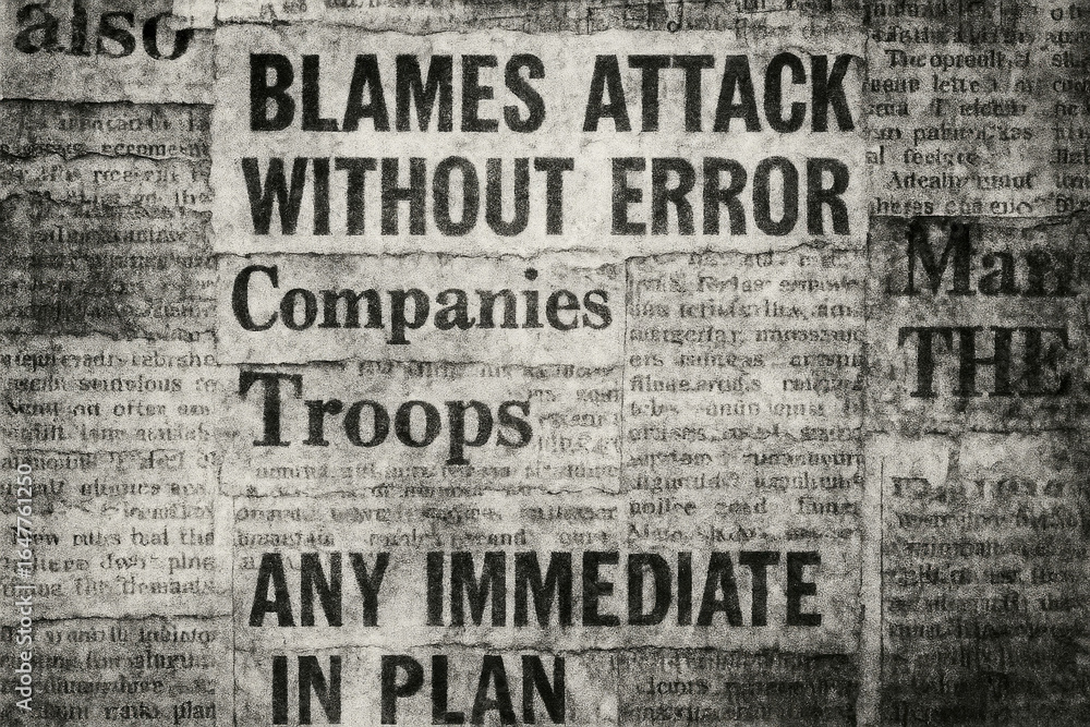 Newspaper Article with Bold Headlines and Textured Background image photo Newspaper Article with Bold Headlines and Textured Background image photo