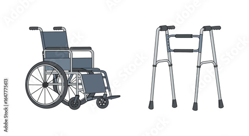 Medical equipment for mobility assistance and rehabilitation purposes
