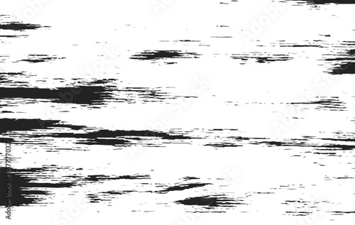 This black and white abstract texture show cases distressed horizontal brush strokes with a grunge and worn effect, perfect for creating a retro, industrial, or vintage mood.