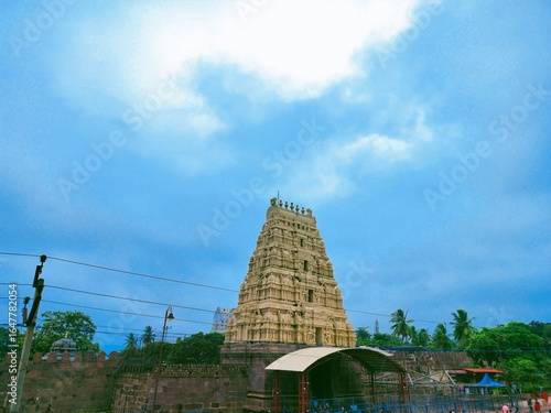 Fotografie sri mallikarjuna swamy in hindu temple srisilam lord of shiva in
Andhra pradesh