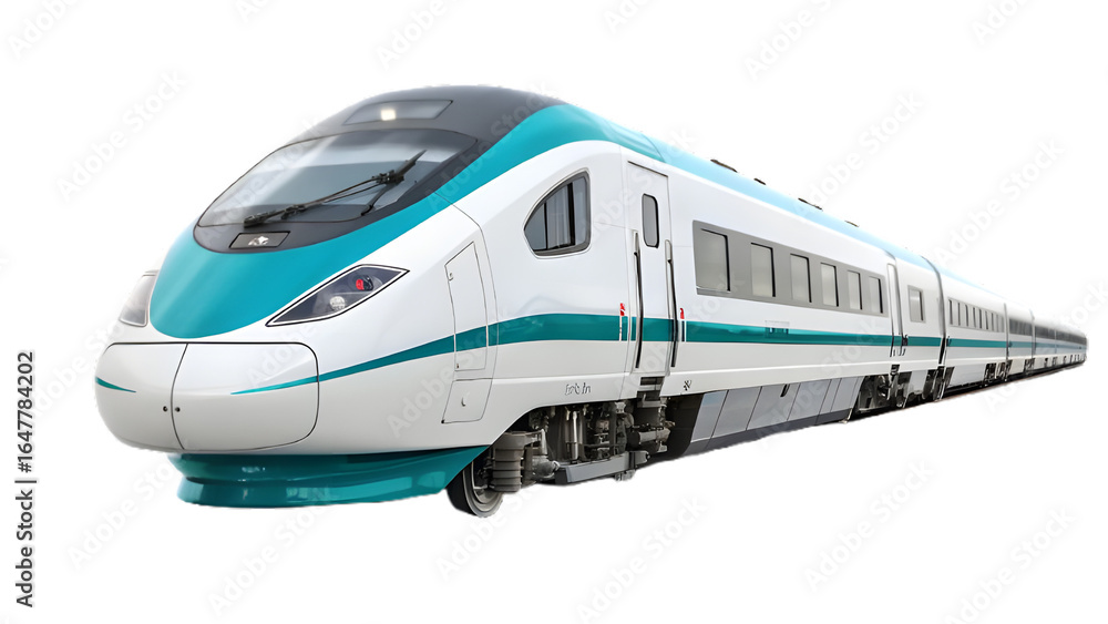 Naklejka premium train isolated on without background