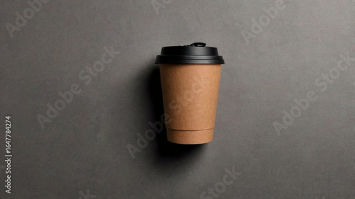  Coffee Cup with Black Lid