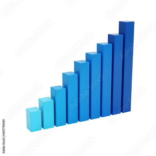 Ascending Blue Bar Graph Illustrating Growth and Progress Free Download Ascending Blue Bar Graph Illustrating Growth and Progress - GFXLoad