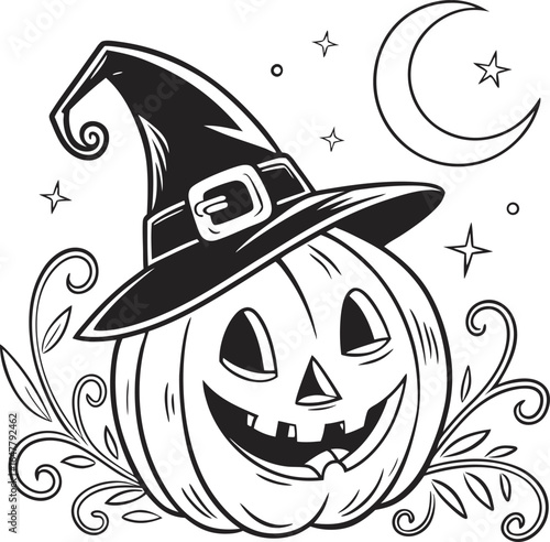hHalloween Silhouette clipart vector