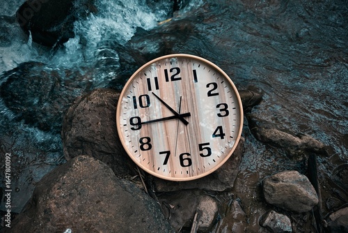 Wallpaper Mural clock on the wall Torontodigital.ca