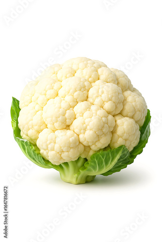cauliflower isolated on white