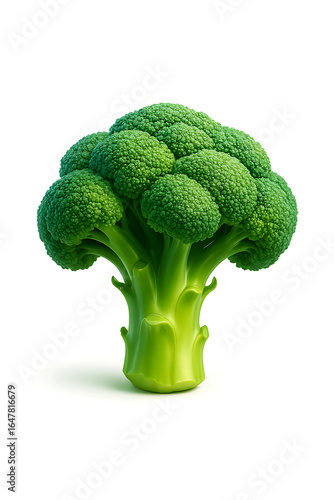broccoli isolated on white background