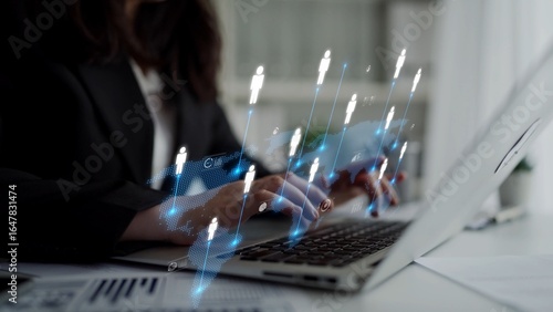 Photos People networking, business connections, digital networking platforms, professional collaboration, and expanding opportunities through business relationship building and engagement