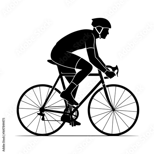 Bicycle riding illustration for sports and health related projects. This vector is best for graphic design, indoor cycling classes, event posters, health magazine covers, social media content.