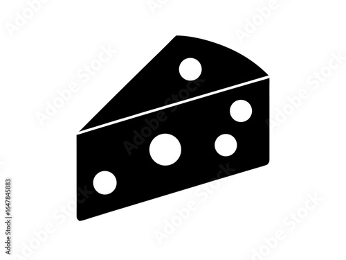 cheese icon,cheese silhouette vector illustration