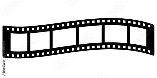 film strip silhouette vector illustration,film strip icon