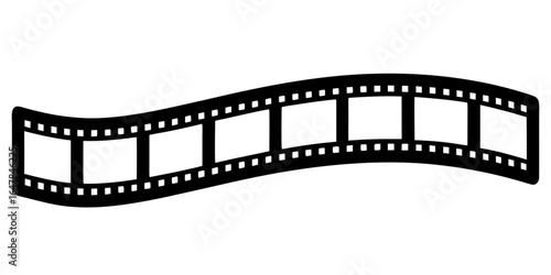 film strip silhouette vector illustration,film strip icon