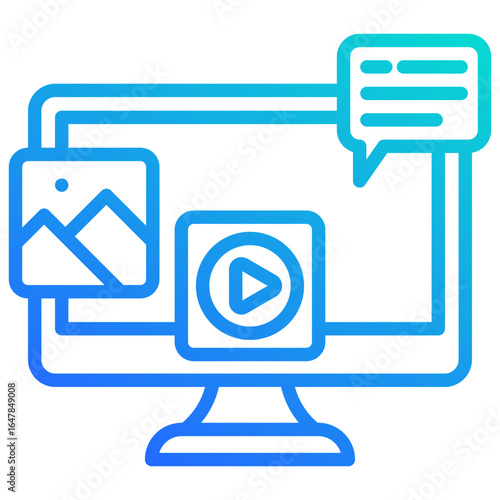 Online Media Icon