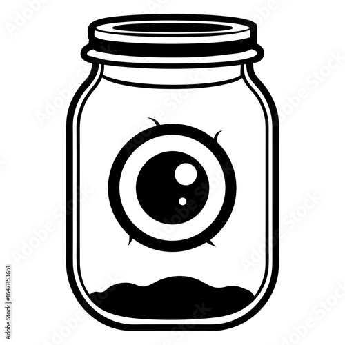 glass jar with a jar