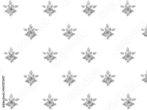 A subtle and minimalist background with a traditional Javanese star-like floral pattern

