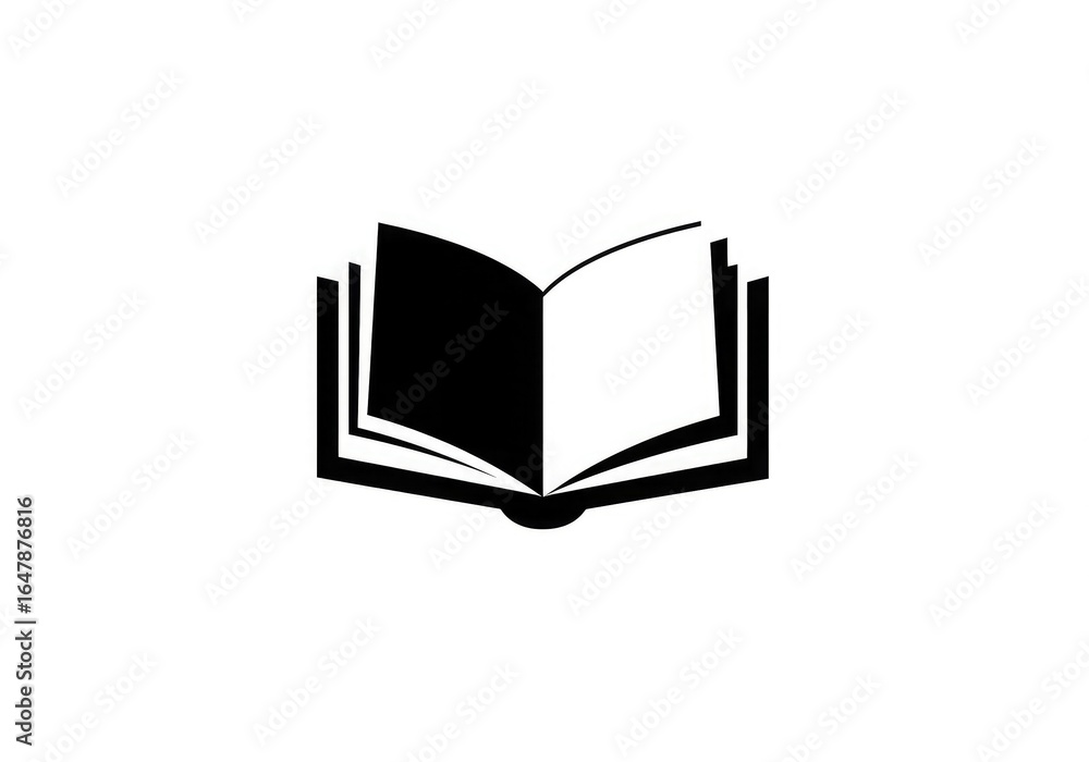 Unlock knowledge and inspiration with this striking open book icon, symbolizing learning, education, and the pursuit of wisdom for modern projects. Unlock knowledge and inspiration with this striking open book icon, symbolizing learning, education, and the pursuit of wisdom for modern projects.