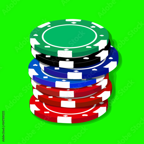Stack of Gaming Chips