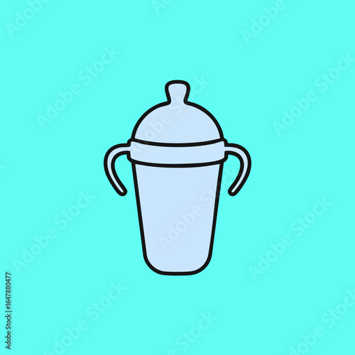 Infant Sippy Cup Vector Icon