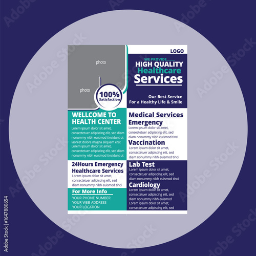 Health care flyer design