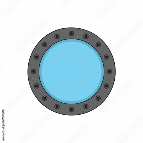 Circular Vessel Portlight Icon