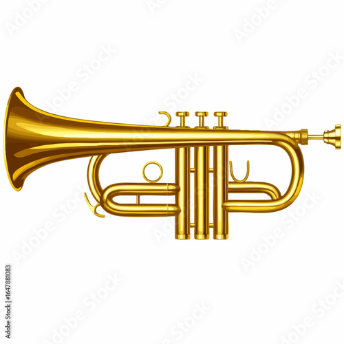 Trumpet Vector Illustration