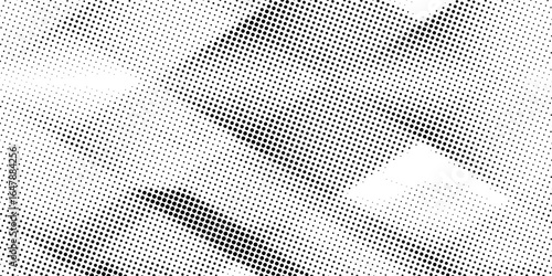 Abstract vector halftone tilted background with grainy stripes. Dotted texture and trendy halftone tonal gradation effect. Eps 10