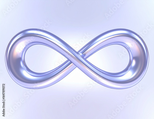 Liquid chrome infinity loop