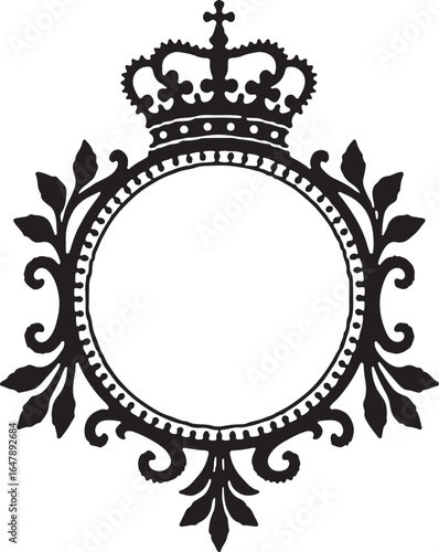 "Royal Crest Emblem Design" graphics vector