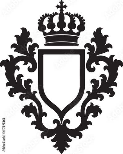 "Royal Crest Emblem Design" graphics vector