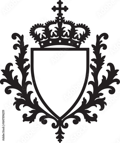 "Royal Crest Emblem Design" graphics vector