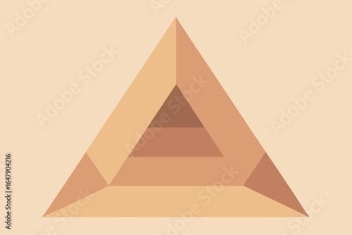 translucent triangle overlay tone tone beige
