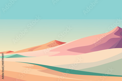 Pastel Color Polished Sand Dune In Tu