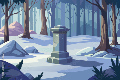 Soft Shadow Matte Stone Pier Post