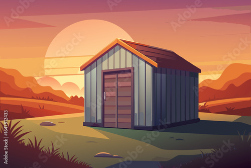 Soft Shadow Textured Wooden Storage