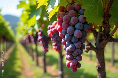 Wallpaper Mural red wine grapes Torontodigital.ca