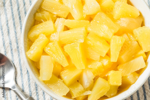 Organic Canned Pineapple Tidbit Chunks