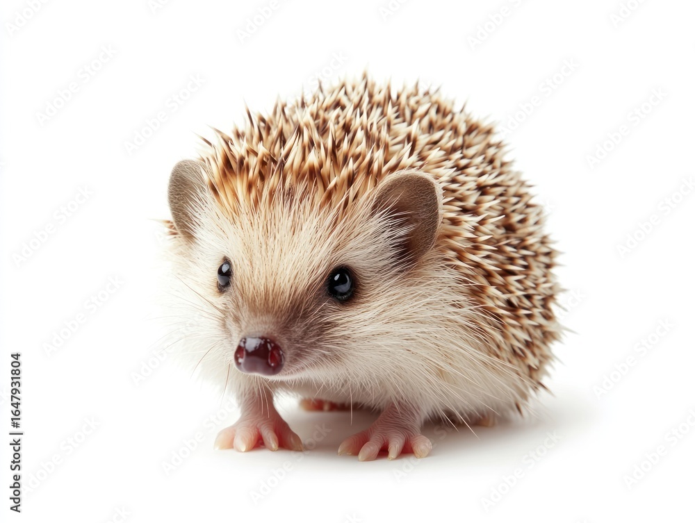 Obraz premium Cute hedgehog, small and adorable