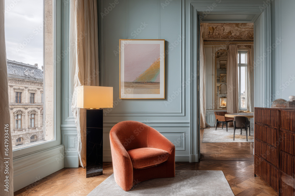 Fototapeta premium in nostalgic retro style will dominate interior design trends across top countries