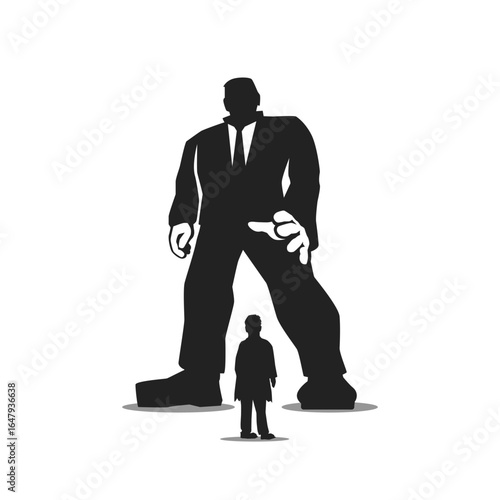 giant abstract logo modern style