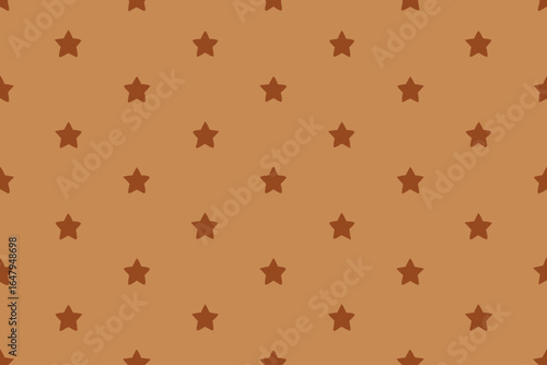 Fine star dots warm mocha palette seamless vector