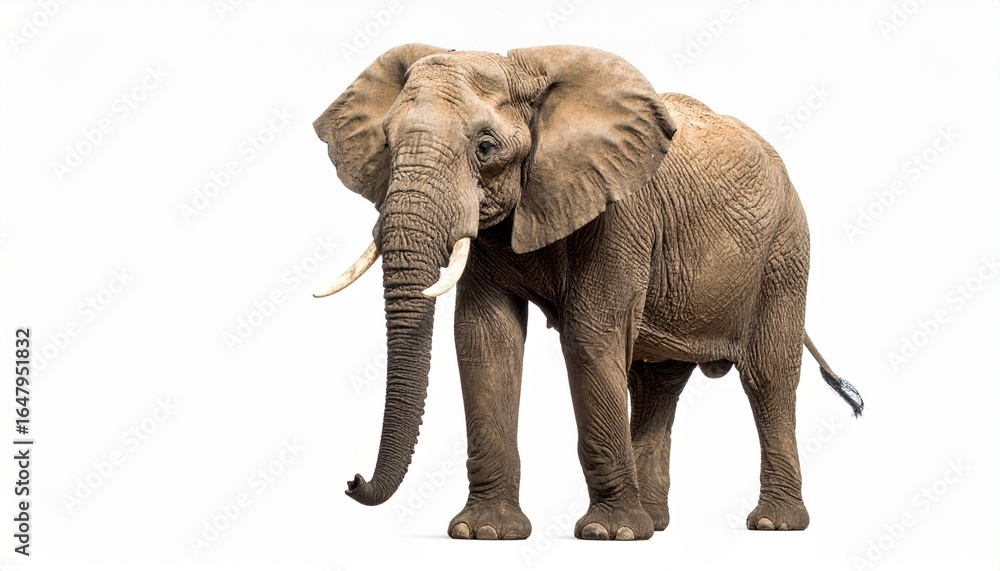 Obraz premium elephant isolated on white