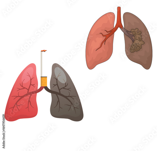 Wallpaper Mural Vibrant abstract geometric shapes with bold lines and color gradients on white background Torontodigital.ca