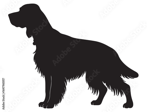 GORDON SETTER DOG SILHOUETTE
