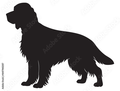GORDON SETTER DOG SILHOUETTE