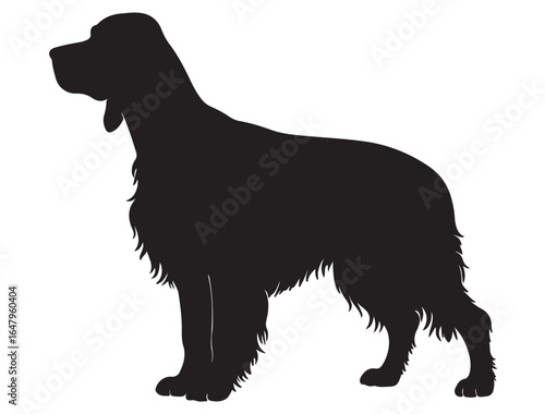 GORDON SETTER DOG SILHOUETTE