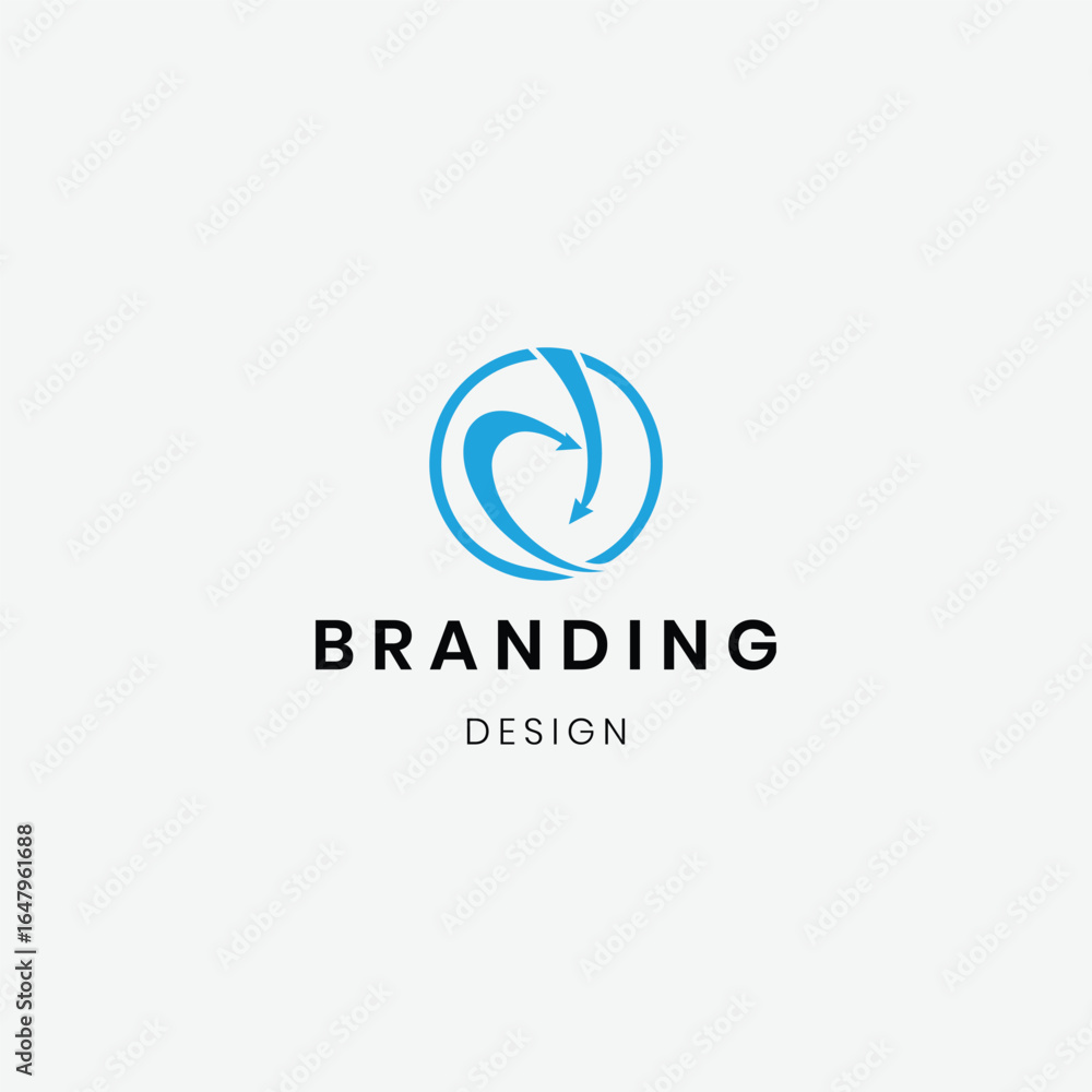 Obraz premium Branding identity letter 