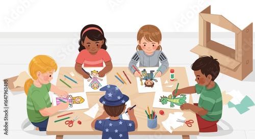 Kids Creative Art Class Drawing, Painting, and Storytelling Fun!
