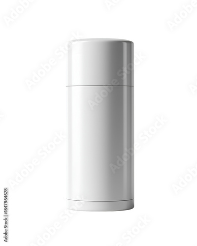 White Deodorant Stick Tube – Sleek Minimal Cosmetic Packaging Mockup
