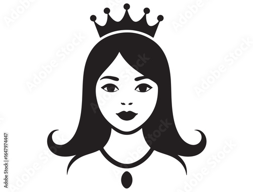 PRINCESS HEAD SILHOUETTE